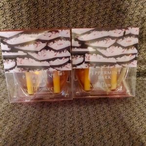 (2) BBW Peppermint Bark Wallflower Refills